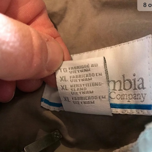 Columbia Mens lightweight jacket size XL tan - Picture 2 of 9